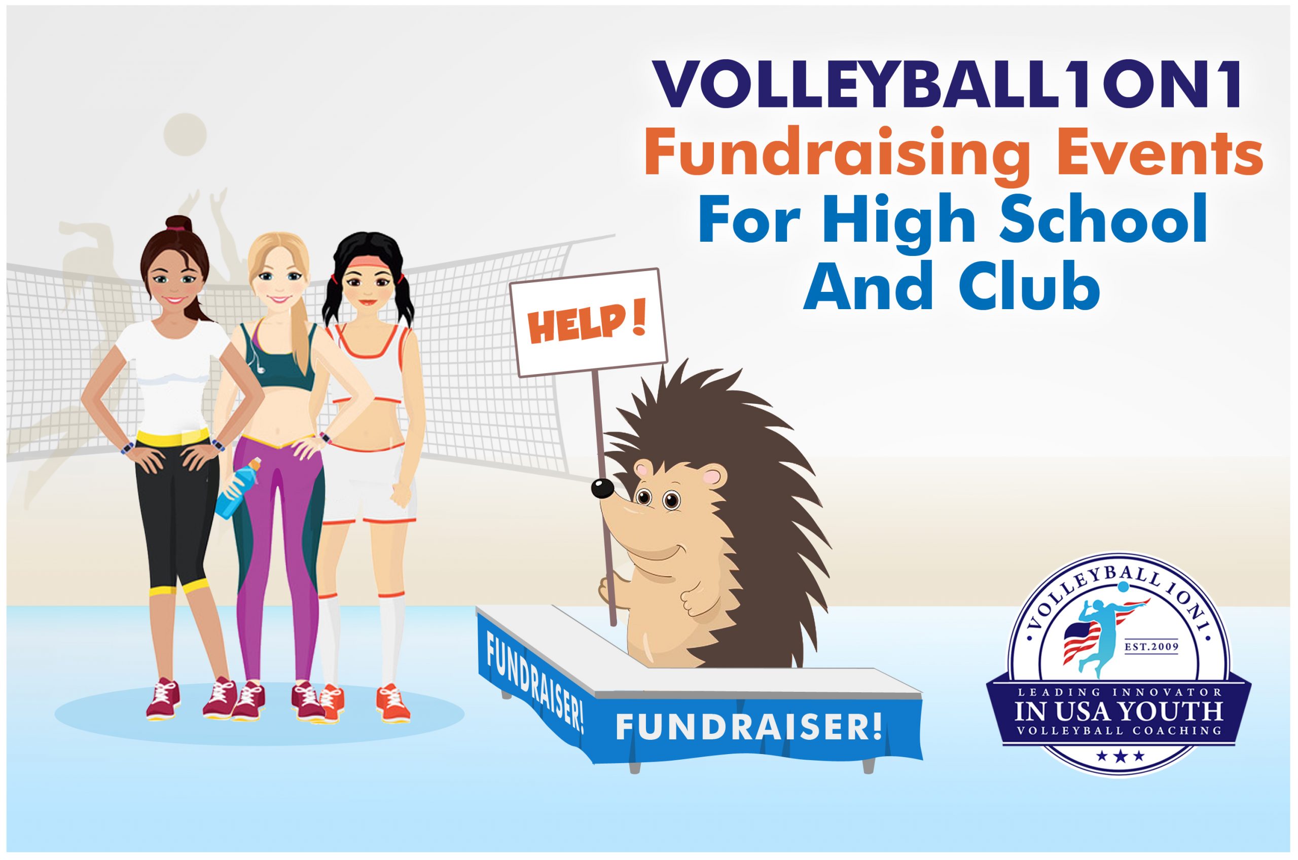 Volleyball1on1 Fundraising Events For High School And Club