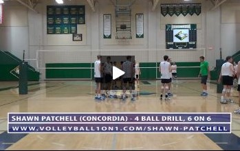 4 Ball Drill, 6 on 6 – Video 4, Continued on One Court