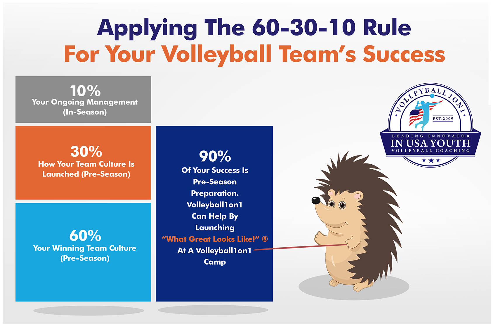 Applying The 60-30-10 Rule For Your Volleyball Team And Volleyball Programs Success