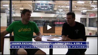 Conversation From Office – 4 Ball Volleyball Drill, 6 on 6 Discussed