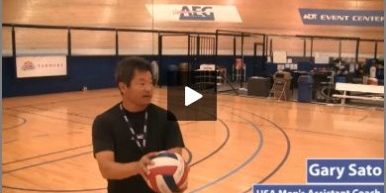 Gary Sato Youth Multi Skill Volleyball Warm Up Drill With Progressions