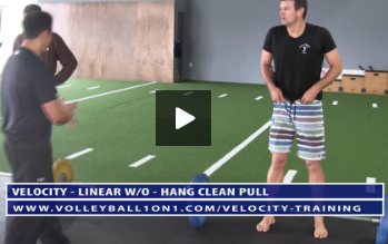 Hang Clean Pull Exercise – Workout 1 – Linear
