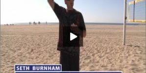 Seth Burnham Beach Volleyball On Two
